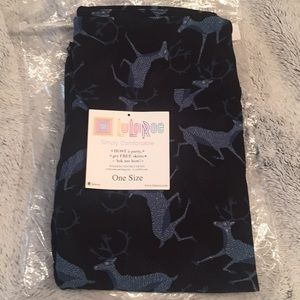 New, never worn deer leggings